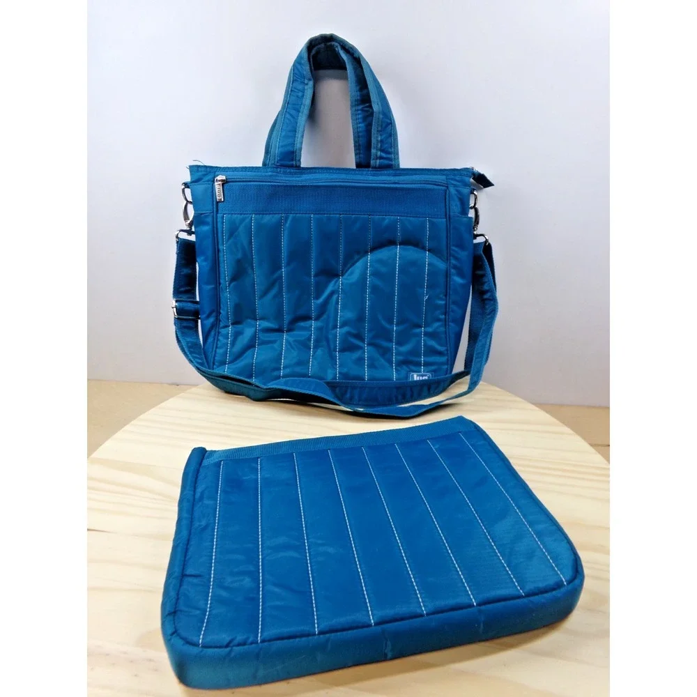 Lug Laptop Carry Messenger Bag Tote Shoulder Strap Vibrant Blue 13